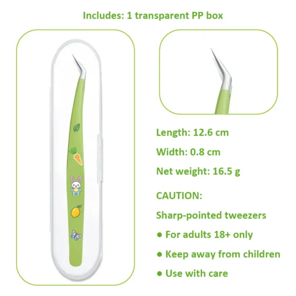 green tweezers