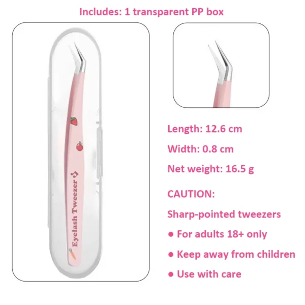 pink tweezers