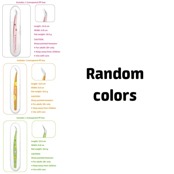 colorful tweezers